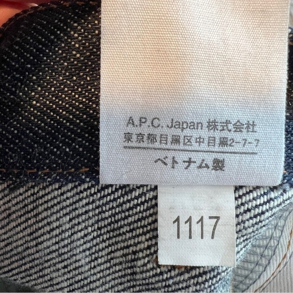 APC Petit Standard Dark Wash Selvedge Jeans - Picture 7 of 7